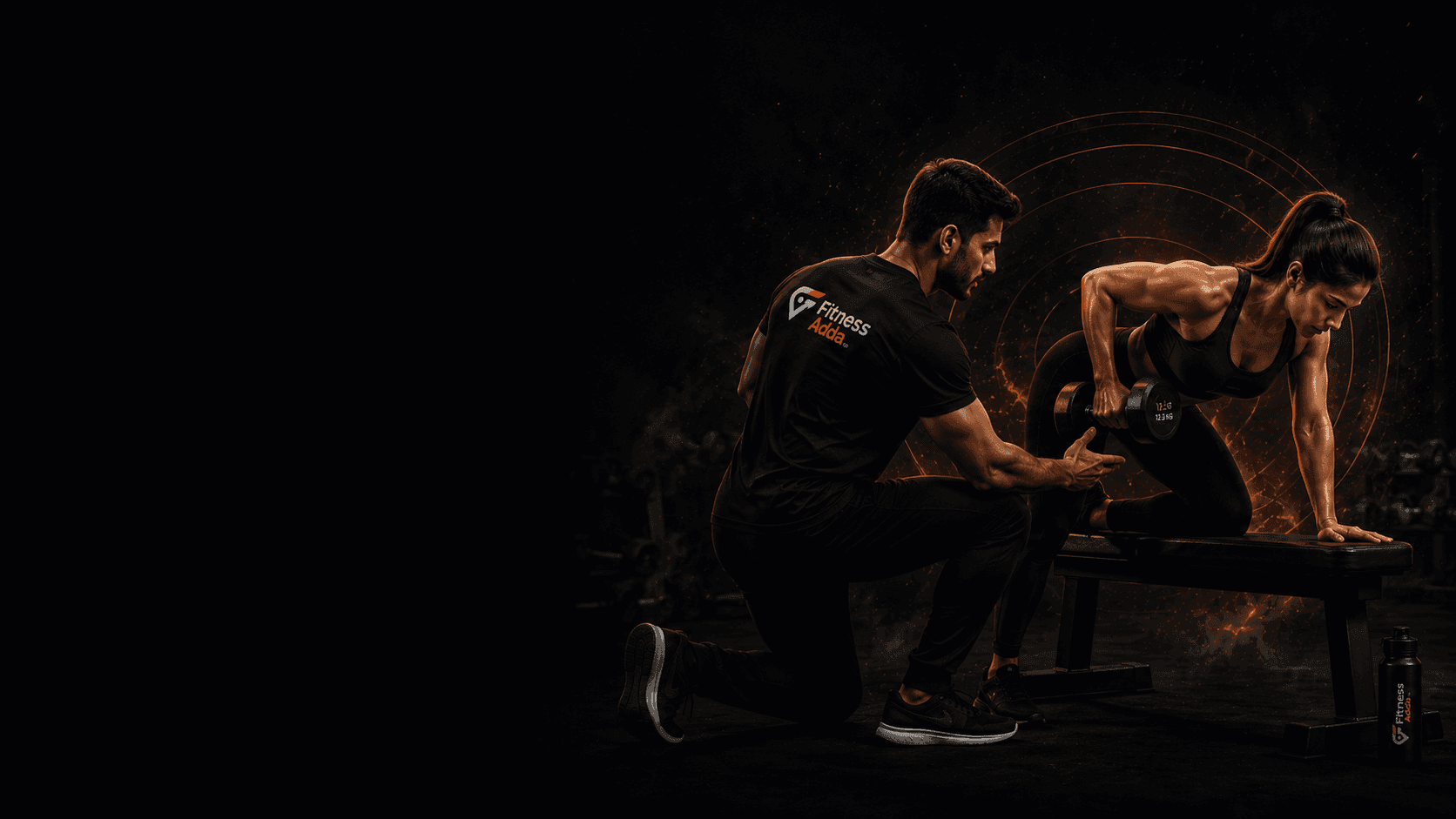 FitnessAdda hero — personal fitness trainer